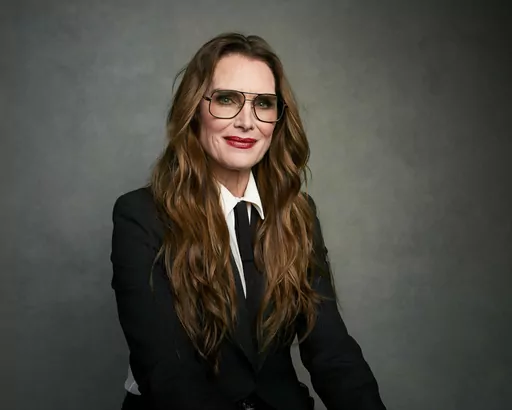 Brooke Shields poses for a portrait to promote the film "Pretty Baby: Brooke Shields" at the Latinx House during the Sundance Film Festival on Jan. 21, 2023, in Park City, Utah. The docuseries premieres Monday on Hulu. (Photo by Taylor Jewell/Invision/AP)