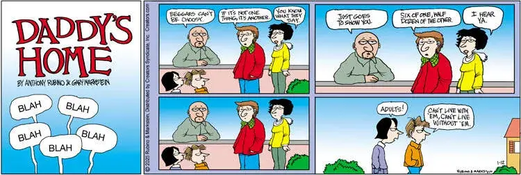 Daddy's Home for Jan 12, 2025