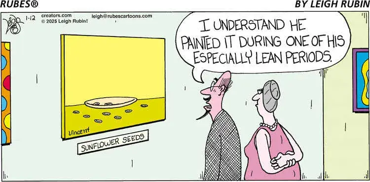 Rubes® for Jan 12, 2025