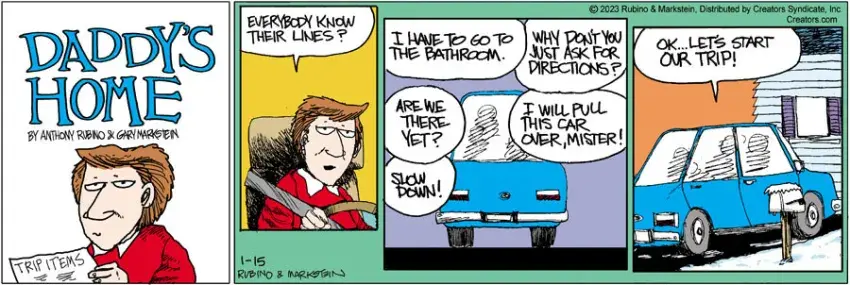 Daddy's Home for Jan 15, 2023