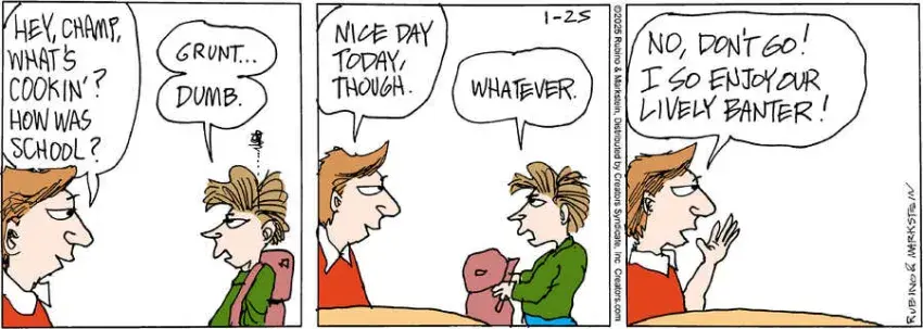 Daddy's Home for Jan 25, 2025