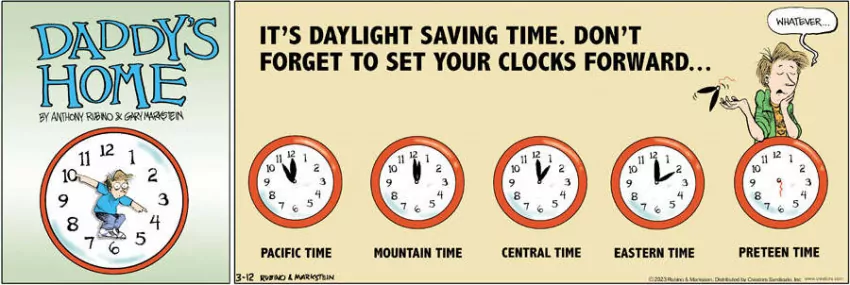 Daddy's Home for Mar 12, 2023