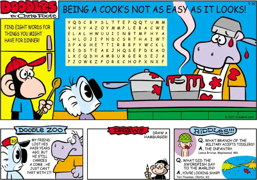 Doodles for May 30, 2021