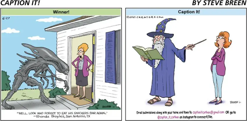 Caption It! for Jun 27, 2021