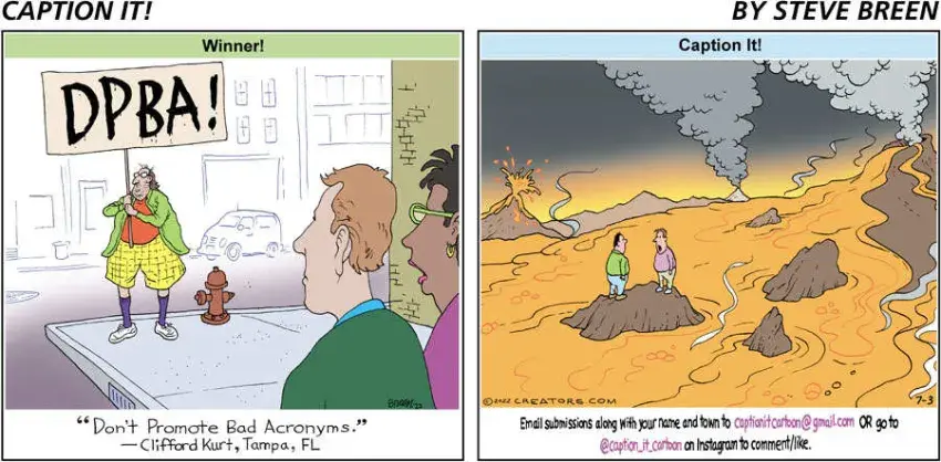 Caption It! for Jul 03, 2022