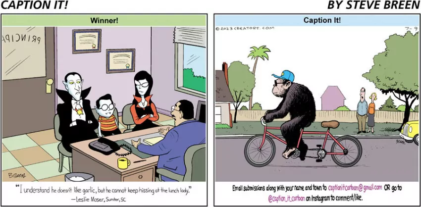 Caption It! for Jul 09, 2023