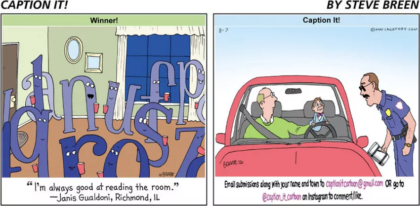 Caption It! for Aug 07, 2022