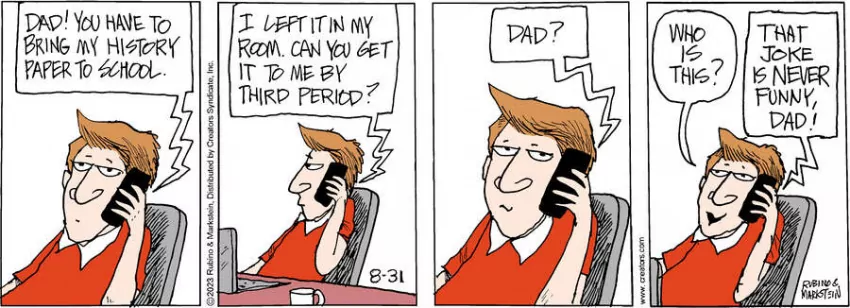 Daddy's Home for Aug 31, 2023