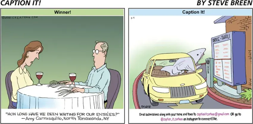 Caption It! for Sep 05, 2021