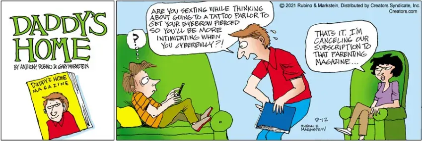 Daddy's Home for Sep 12, 2021