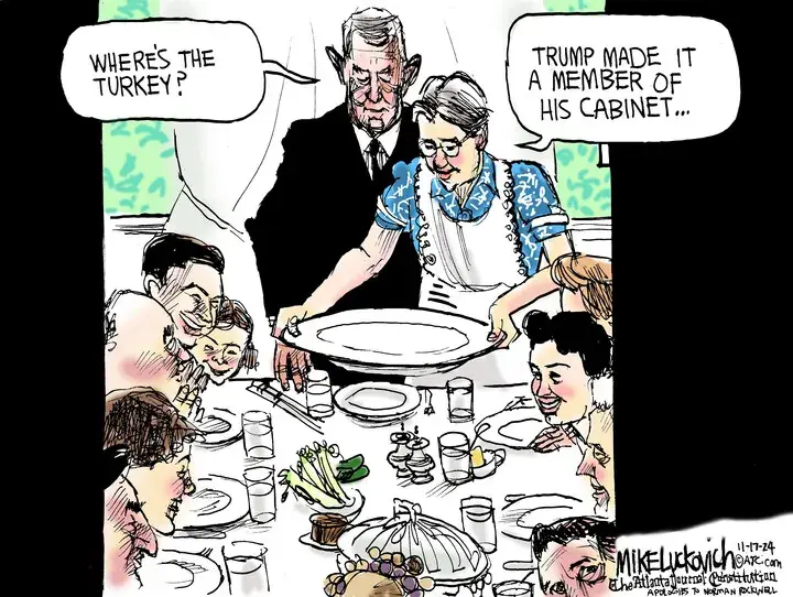 Mike Luckovich for Nov 17, 2024