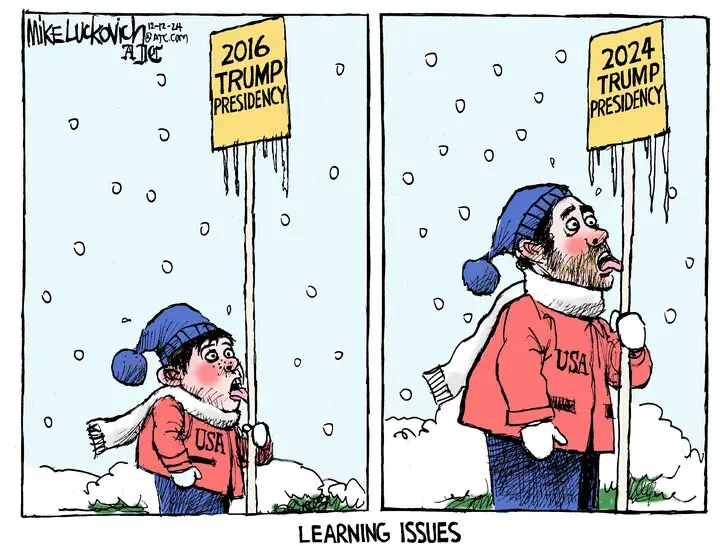 Mike Luckovich for Dec 12, 2024