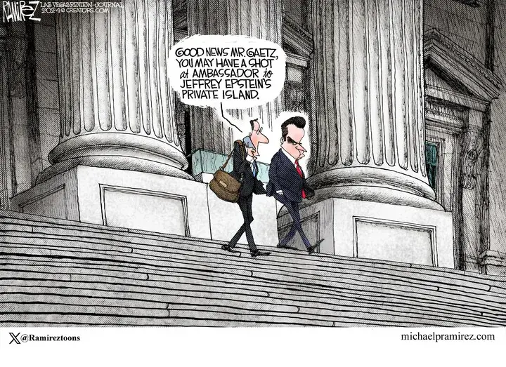 Michael Ramirez for Dec 30, 2024