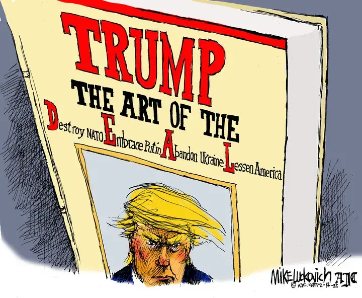 Mike Luckovich for Feb 14, 2025